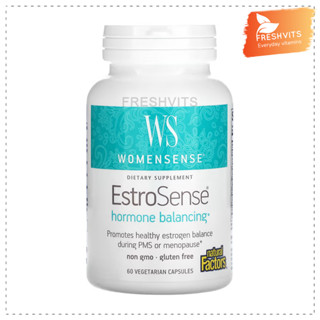 Natural Factors,WomenSense, EstroSense, Hormone Balancing, 60 Capsules