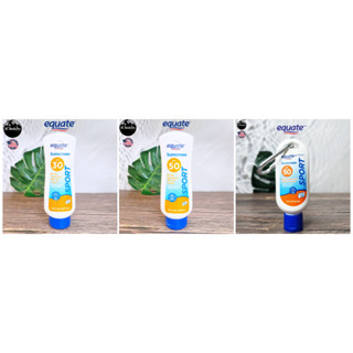 [Equate] Sport Sunscreen Broad Spectrum SPF 30 or SPF 50 Lotion โลชั่นกันแดด สำหรับผิวหน้าและผิวกาย ขนาดพกพา