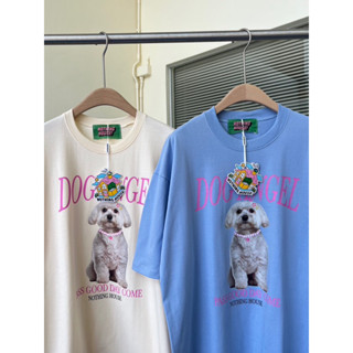 Nothing House 🏡🏁 เสื้อยืดลายน้องหมา Dog angle 🧚‍♀️สกรีนลายใหญ่ ✨Oversize อก 46