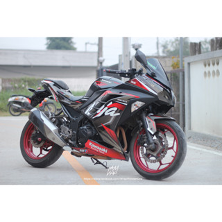 สติ๊กเกอร์แต่งรถ Kawasaki Ninja 250, 300 รอบคัน ลาย WM01