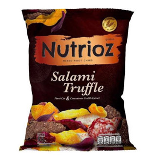 Nutrioz chips salami truffle 50g.ขนมเพื่อสุขภาพ