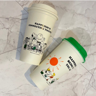 Starbucks JAPAN x Peanuts ลิมิเตด Snoopy Reusable Cup ปี 2022 &amp; 2023 เเก้วสตาร์บัครียูสของญี่ปุ่นมีชุดเดียวเท่านั้นหายาก