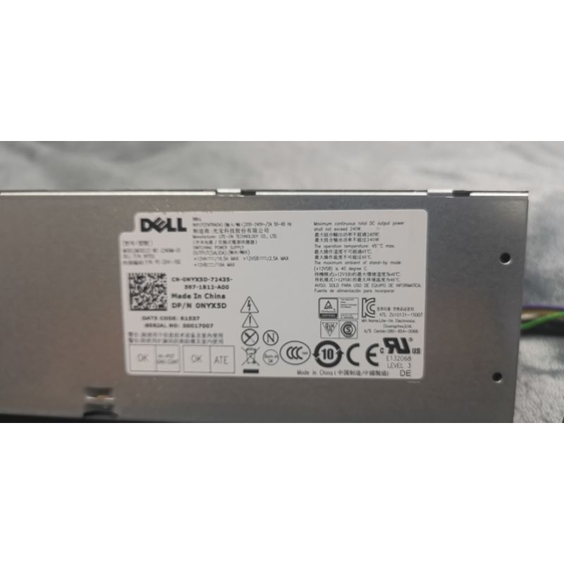 พาวเวอร์ซัพพลาย 240W สําหรับ DELL Vostro 3650 3653 8+4 AC240AM-00 H240AM-02 H240AM-03 HU240EM-00 L24