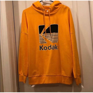 H&amp;M Kodak Sweatshirt used like new size M มือสอง ใหม่สภาพ 99% ของแท้ oversized sweatshirt