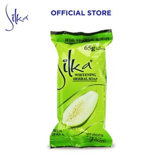 Silka Green Papaya Whitening Soap 65g สบู่มะละกอฟิลิปปินส์ สบู่มะละกอเขียว ไวท์เทนนิ่ง