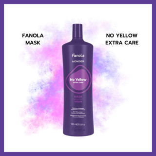 มาส์คบำรุง FANOLA (No Yellow) สำหรับผมสีเทาประกายหม่น บำรุงผมผ่านเคมี ไม่ทำร้ายสีผม กดเม็ดสีเหลือง ล็อคและเติมสีสดสวย สู