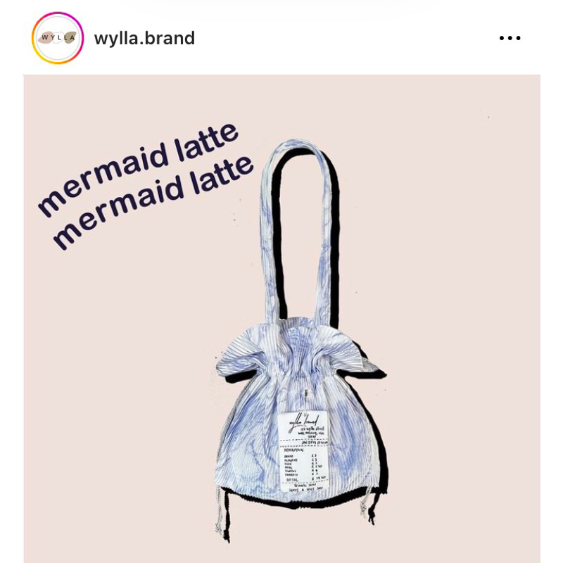 wylla.brand : mermaid latte tote