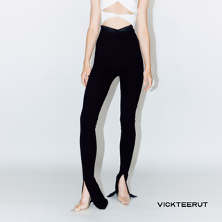 VICKTEERUT High Waist Skinny Trousers กางเกงเอวสูง ทรงสกินนี่