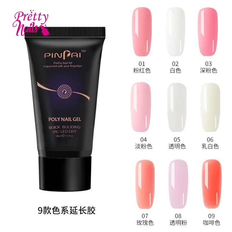 Poly Gel Pinpai เนื้อดีมาก ทำง่ายมากๆ 30ml.