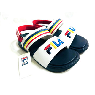 รองเท้าแตะ FILA RGB SB รองเท้าแตะผู้หญิง SIZE 5 US สีดำ-ขาว รองเท้าแฟชั่น รองเท้าน่ารัก ใส่สบาย ที่ใส่ได้ทุกวัน