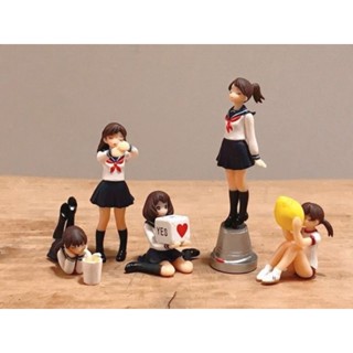 แยกขาย 😍 น่ารักมากๆ A delusional capsule toy that lets you kiss a girl in uniform กาชาปอง สาวๆ ในชุดนักเรียน 😍