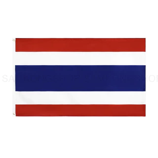 ธงชาติ ธง ธงประเทศ ธงผ้า 150x90เซนติเมตร มองเห็นสองด้าน สีสดไม่ซีด ไม่ลอก พริ้วลม flags flag for sale ส่งสินค้าทุกวัน