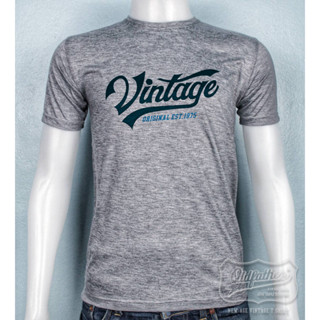 TK 60 เสื้อยืดคอกลมวินเทจ  สกรีนลาย Vintage ผ้า Tk สวมใส่สบาย ไม่หด ไม่ยืด ไม่ย้วย