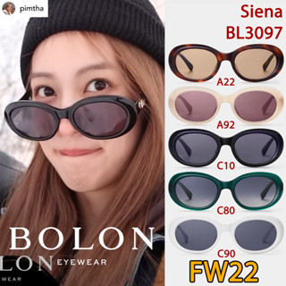 FW22 BOLON แว่นกันแดด รุ่น Siena BL3097 A22 A92 C10 C80 C90 เลนส์ Nylon [Acetate] แว่นของญาญ่า