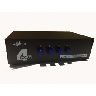 AV switch 4PORT video audio