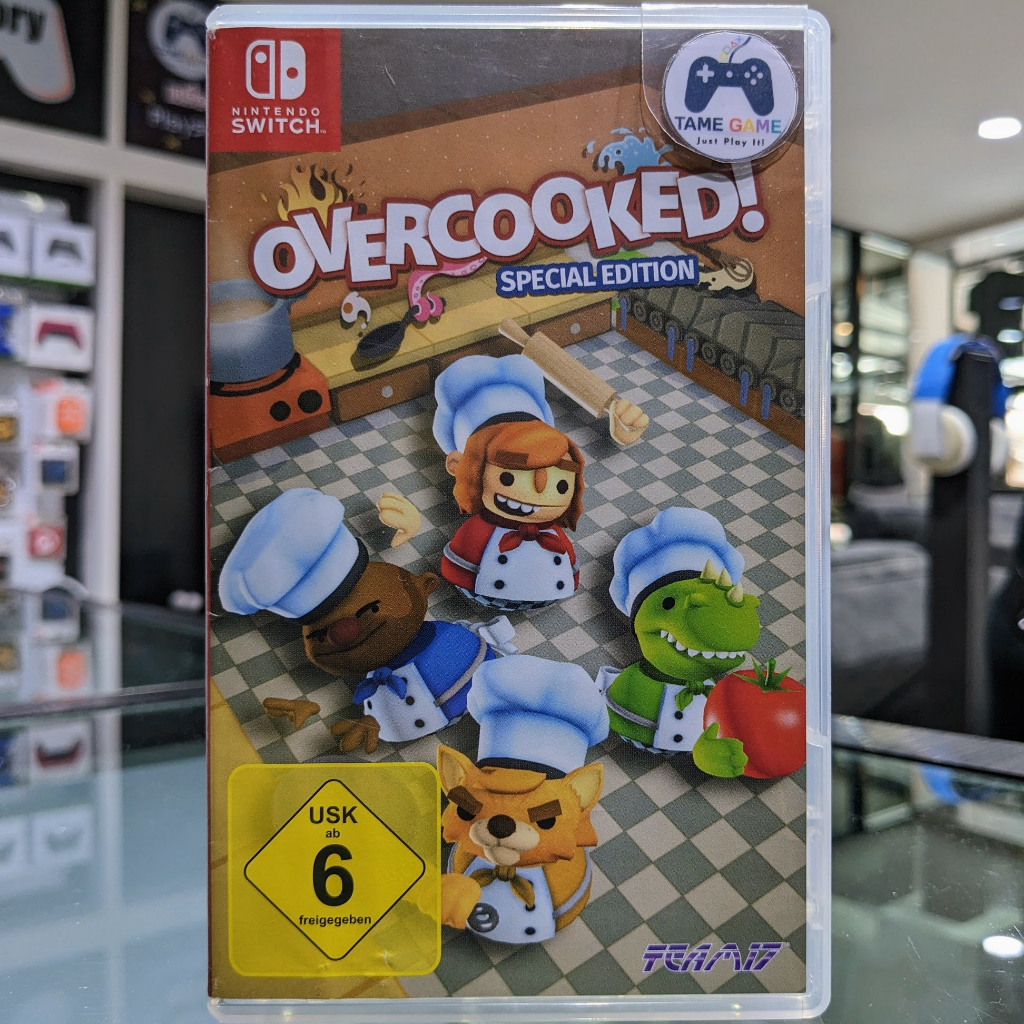 (ภาษาอังกฤษ) มือ2 Overcooked! Special Edition เกม Nintendo Switch เกมNintendoswitch มือสอง (Overcook เกมทำอาหาร)