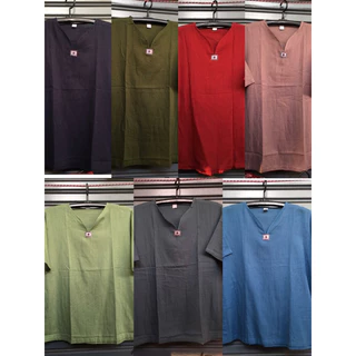 เสื้อพื้นเมืองผ้าสาลู แขนสั้น เนื้อผ้านิ่ม ใส่สบาย หญิงชายใส่ได้