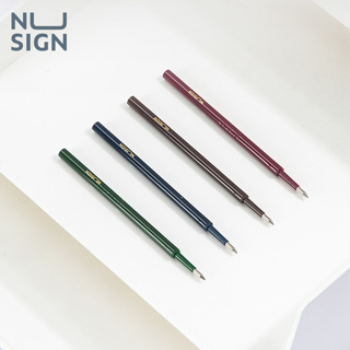 Nusign ไส้ปากกาเจล สีดำ 0.5mm ไส้ปากกา แบบกด ปากกาเจล เครื่องเขียน Pen refill