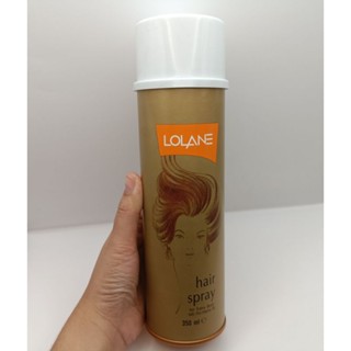 Lolane hair spray โลแลน สเปรย์ฝุ่น กระป๋องทอง 350 มล.