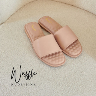 รองเท้า Finest Shoes : Waffle | Massage sandals: Nude Pink