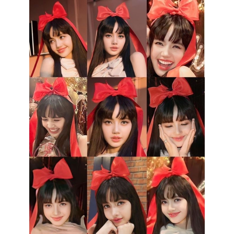 กิ้บโบว์หางยาวสไตล์​ลิซ่า​ กิ๊บติดผมผู้​หญิง​ กิ๊บทำเอง กิ๊บโบว์ พร้อม​ส่ง​ใน​ไทย​hipaholic​