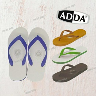 รองเท้าฟองน้ำ ADDA ลายเรียบหูสี น้ำหนักเบาใส่สบาย