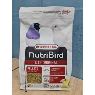 NutriBird C19 สูตร Original อาหารสำหรับนกคีรีบูนเเละนกฟิ้นช์ (3kg.)