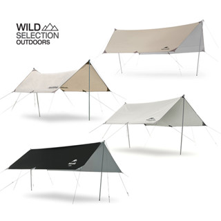 ทาร์ป Naturehike ขนาด 4 - 6 คน ยอดฮิต เต็นท์หลังคา กันฝน กันแดด แคมป์ปิ้ง Girder Shelter (3 size) NH20TM006