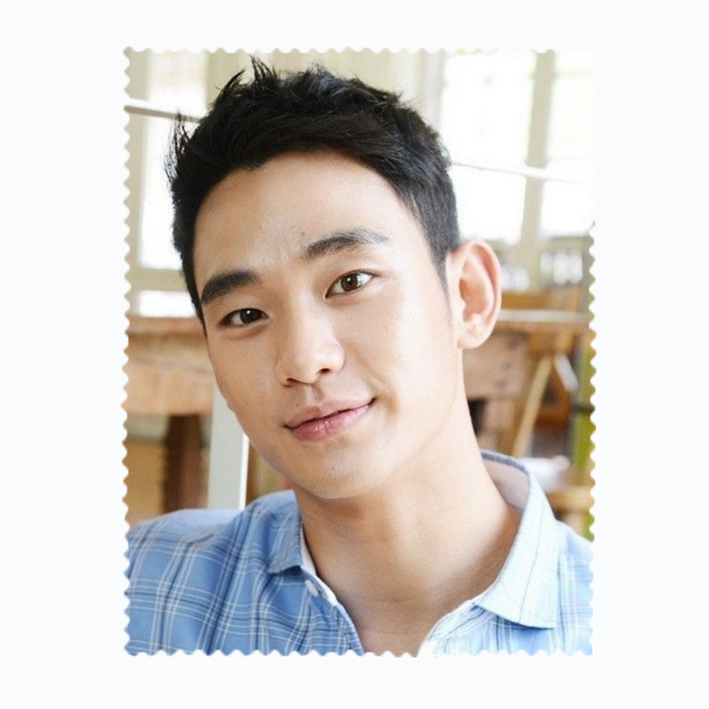 คิมซูฮยอน Kim Soo Hyun นักแสดงเกาหลี ผ้าเช็ดแว่นตา เช็ดเลนส์ ผ้าไมโครไฟเบอร์