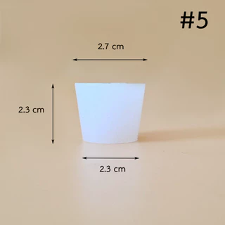 จุกยางซิลิโคน ไม่เจาะรู มีทุกขนาดตั้งแต่ 000-7