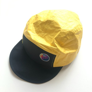 SECRET SEALING BAG SCSL : CORDURA TYVEK DUCKBILL CAP - (BLACK/YELLOW) - หมวกตาข่ายสะท้อนแสง