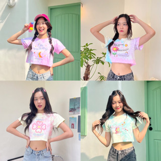 เสื้อครอป มัดย้อม Crop Summer Lovin’ Collections