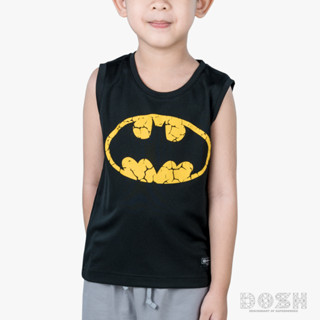 DOSH BOYS T-SHIRTS BATMAN  เสื้อแขนกุด ผ้าโพลีเอสเตอร์ เด็กชายFBBT5077-BL