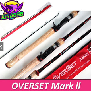 คันเบ็ด Overset mark 2 II by bpo ด้ามเต็มก๊อก 6.8ft เวท 10-20  ไกด์ fuji reel seat fuji คันเบท