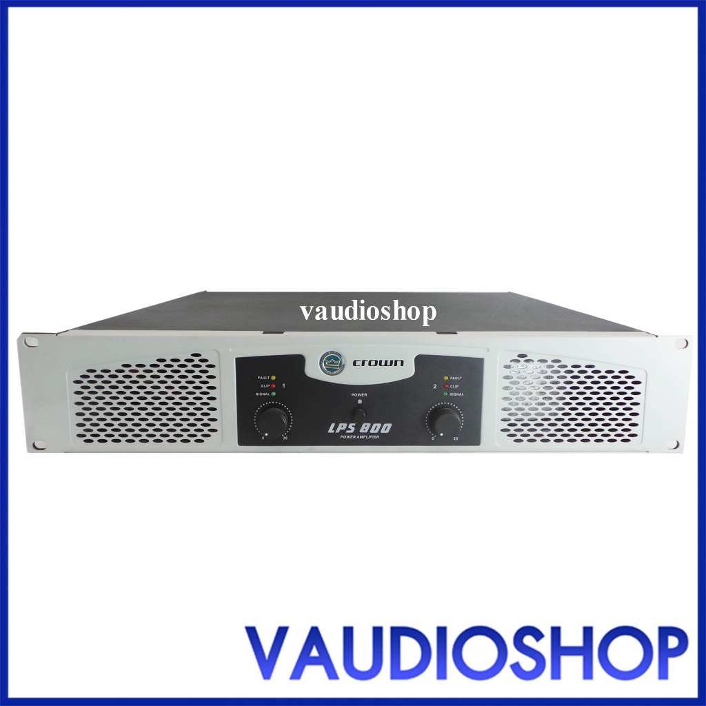 CROWN LPS800 Power Amp (ของแท้ มหาจักร) เพาเวอร์แอมป์ เครื่องขยายเสียง แอมป์ คราวน์ CROWN LPS-800