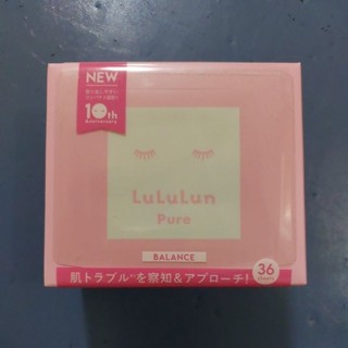 lululun pure balance face mark 36 sheets