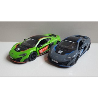 โมเดลรถเหล็ก Mclaren 675LT   สเกล 1:38  ยาวประมาณ 12-13cm เปิดประตูได้