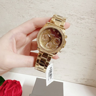 👑ผ่อน0%~แท้100%👑CMG นาฬิกาข้อมือ GUESS GOLD TONE CASE GOLD TONE STAINLESS STEEL WATCH GW0483L2