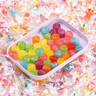 พร้อมส่งจากไทย🇹🇭 ทอฟฟี่ ทอฟฟี่มินิ รสผมไม้รวม 50-100เม็ด 🍬ลูกอม กระดาษแก้ว สีสันสดใส ลูกอม ขนมเทศกาล ขนมยุค 90