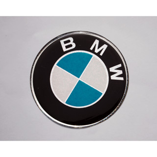 สติ๊กเกอร์เรซิน 3D โลโก้ BMW สีฟ้าขาว เกรดพรีเมี่ยม Sticker Resin Logo BMW !!!