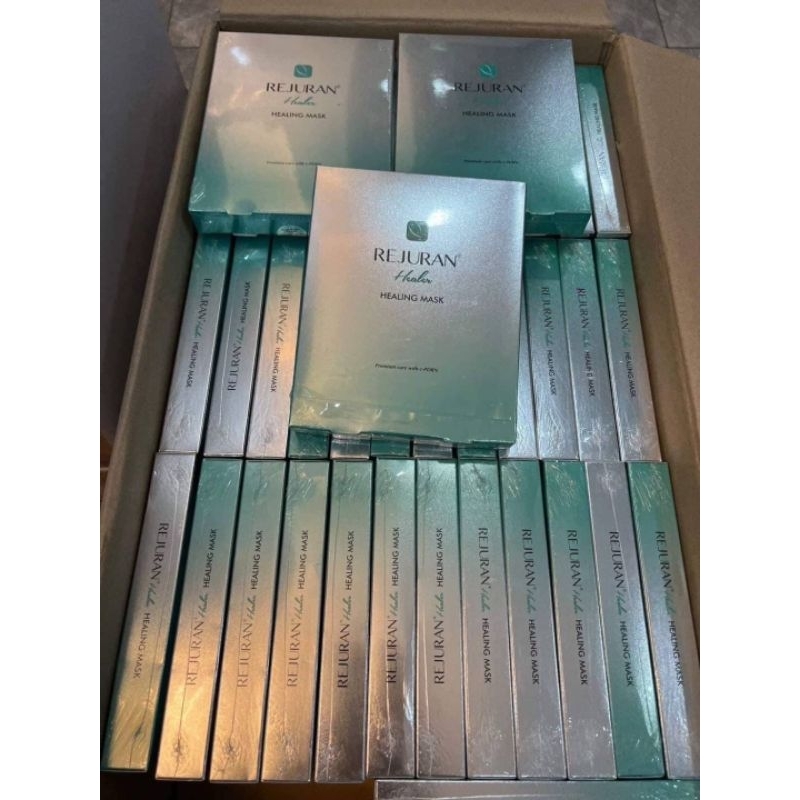 มาส์กหน้าเงา REJURAN Healing Mask 1 กล่อง มี 5 แผ่น