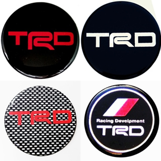 สติ๊กเกอร์เรซิ่นติดดุมล้อ TRD เกรดพรีเมี่ยม หลายสี หลายแบบ หลายขนาด