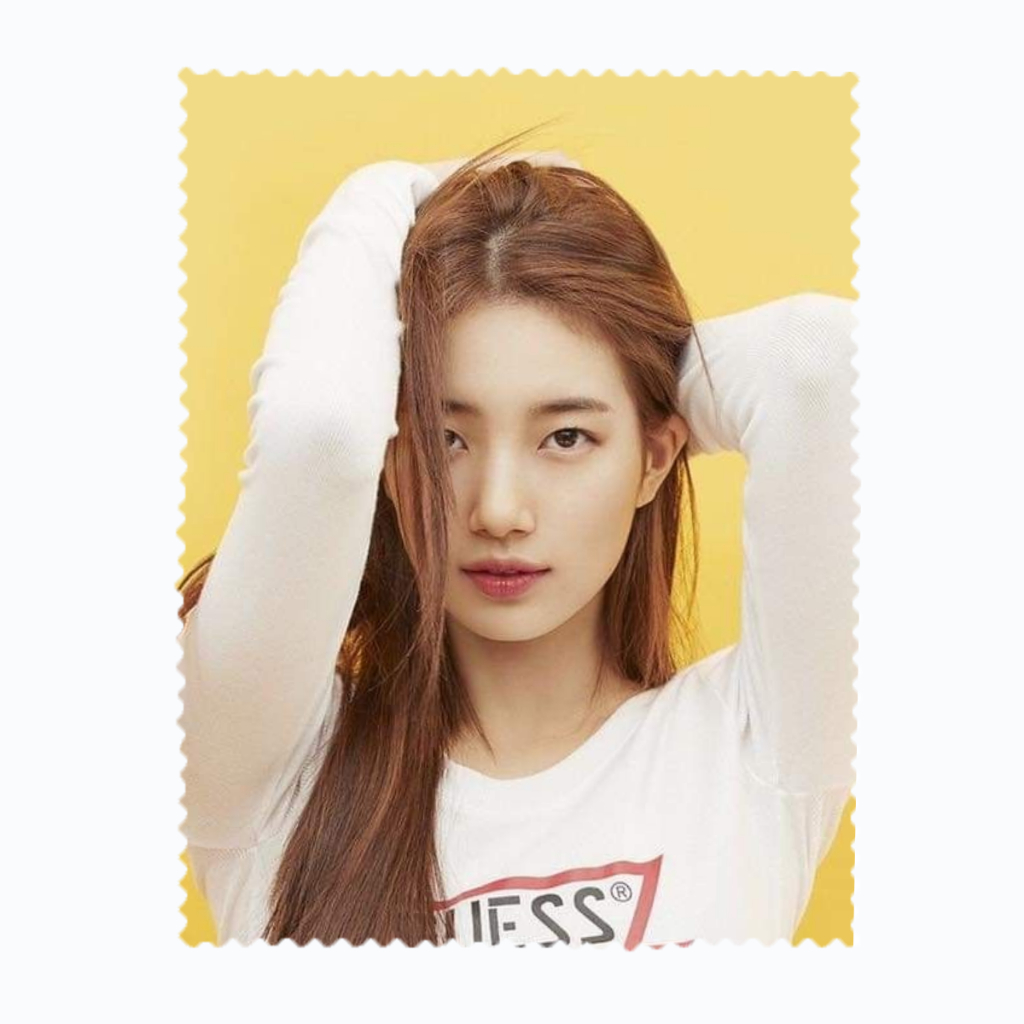 แบซูจี Bae Suzy นักแสดงเกาหลี ผ้าเช็ดแว่นตา เช็ดเลนส์ ผ้าไมโครไฟเบอร์