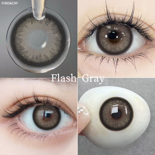 ขนาดบิ๊กอาย💖 คอนแทคเลนส์🌈Thari🌈 Chestnut/Gray (Wink)  FUNSACHY ANGELESขนาดมินิ💖ขายดี🍭 14.2MM