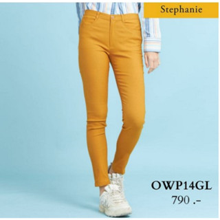 GSP Stephanie Pants กางเกงสีเหลืองขายาว (OWP14GL)