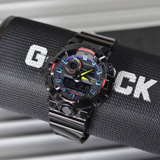 [ผ่อนเดือนละ339]🎁CASIO G-SHOCK GA-700RGB-1A ของแท้ 100% พร้อมส่ง ประกัน 1 ปี