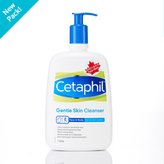 ของแท้100% ราคาโปรโมชั่น Cetaphil Gentle Skin Cleanser ขวดใหญ่ 1,000 ml ทำความสะอาดผิวหน้าและผิวกาย