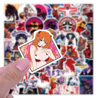 ANIME อีวานเกเลียน มหาสงครามวันพิพากษา NGE EVA 新世紀エヴァンゲリオン sticker สติกเกอร์กันน้ำรูปแบบที่แตกต่างกัน 50ชิ้น