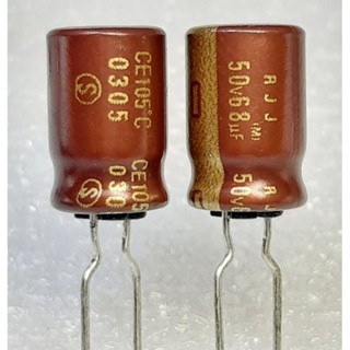 Elna RJJ 68uf 50v capacitor ตัวเก็บประจุ คาปาซิเตอร์