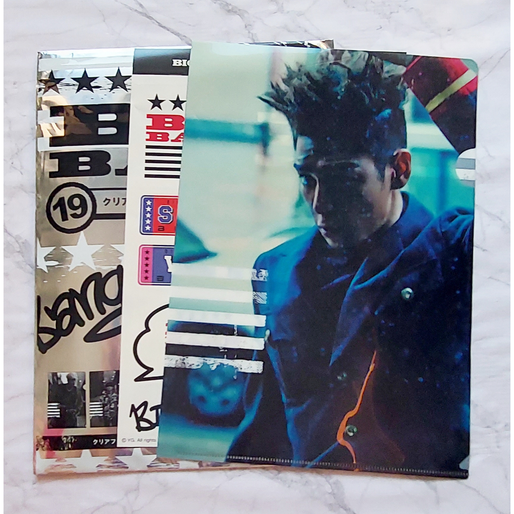 แฟ้ม T.O.P ของแท้ MD Goods ญี่ปุ่น จาก อัลบั้ม BIGBANG - MADE Japan Album มี Sticker พร้อมส่ง Kpop L